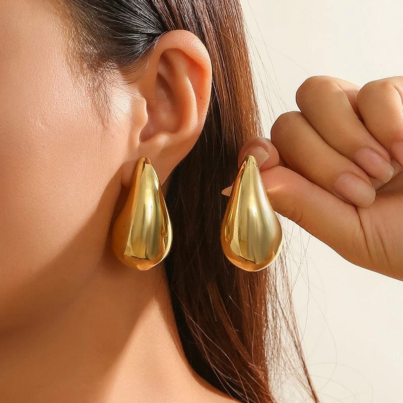 J'ador Paris Earrings Gold / L Drop Earrings