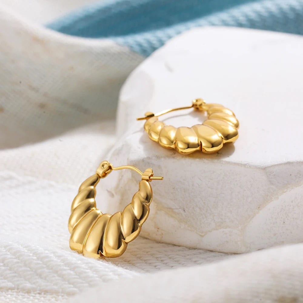 J'ador Paris Earrings Ellie Chunky Hoop Earrings