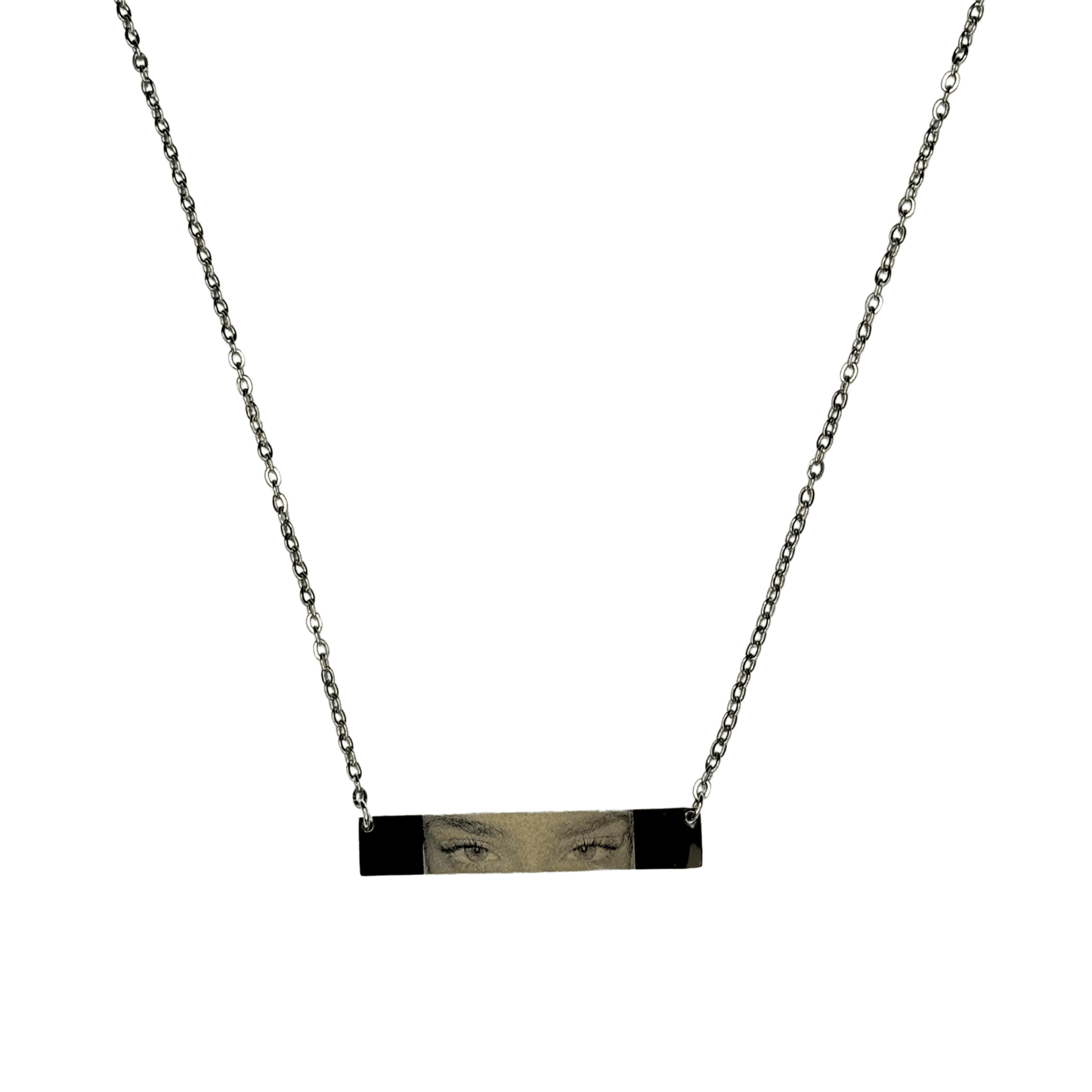 J'ador Paris Necklaces Engraved Eyes Photo Necklace