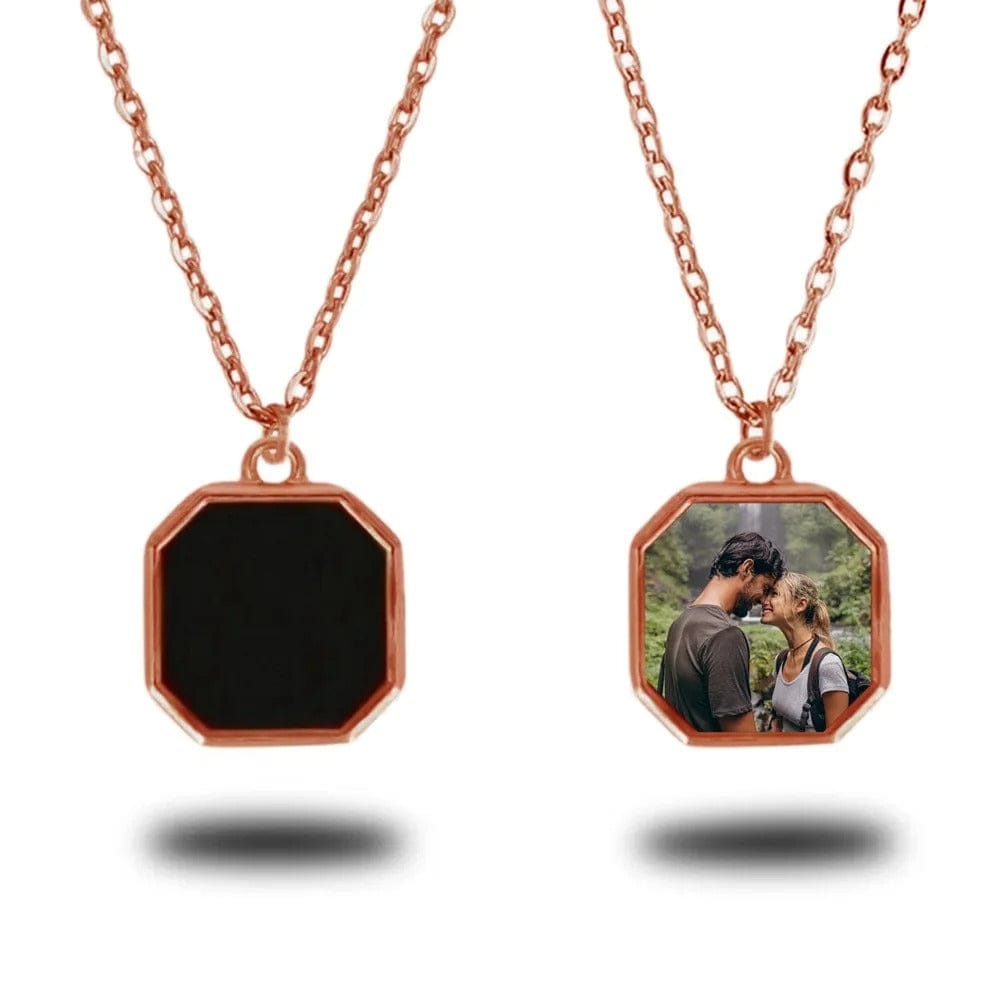 J'ador Paris Necklaces Rose gold Heat Reveal Photo Necklace