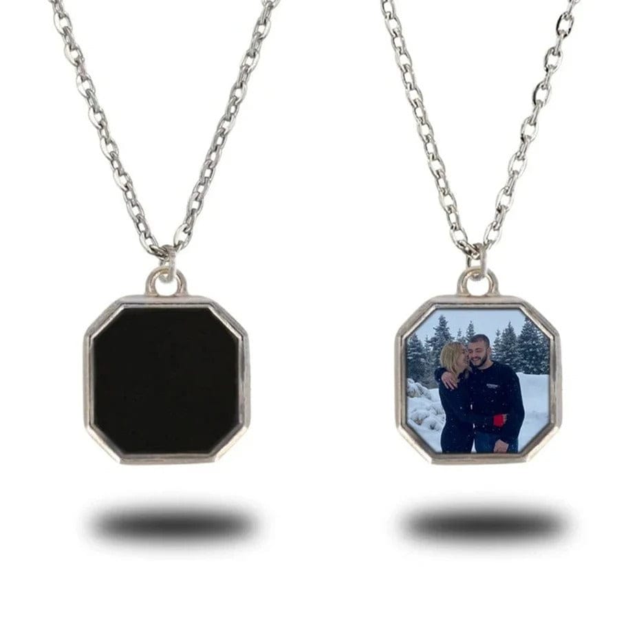 J'ador Paris Necklaces Silver Heat Reveal Photo Necklace