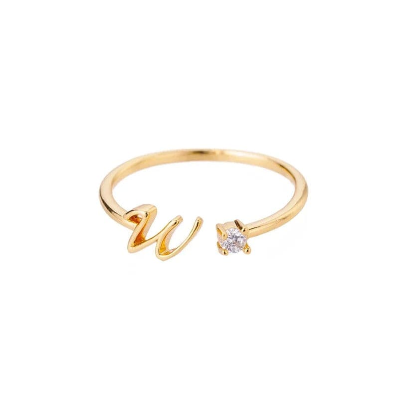 J'ador Paris Rings Diamond initial ring