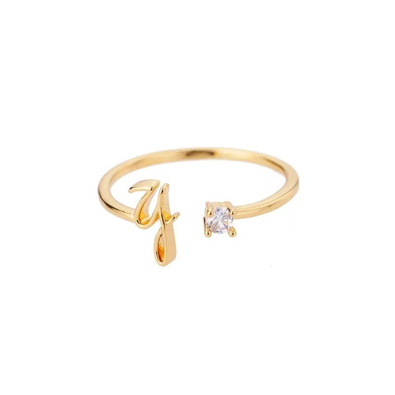 J'ador Paris Rings Diamond initial ring