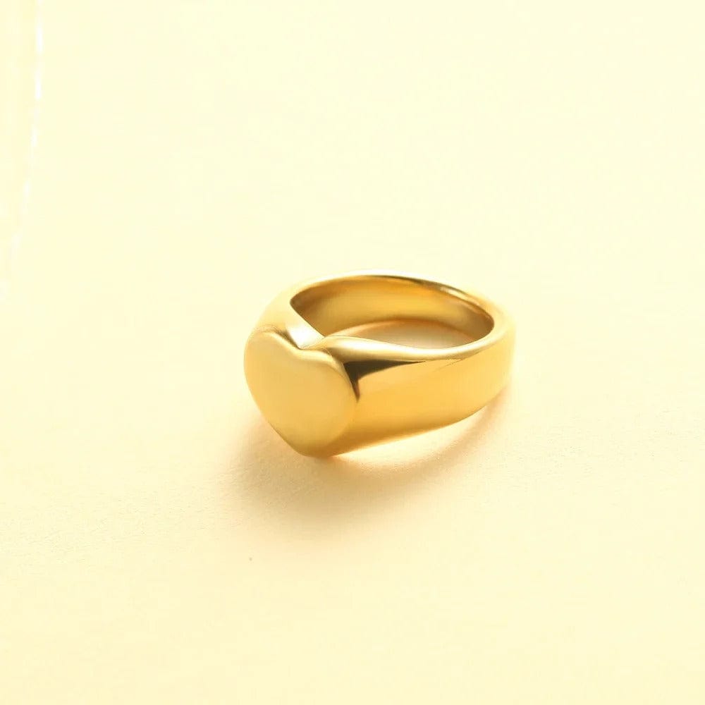 J'ador Paris Rings Heart Signet Ring