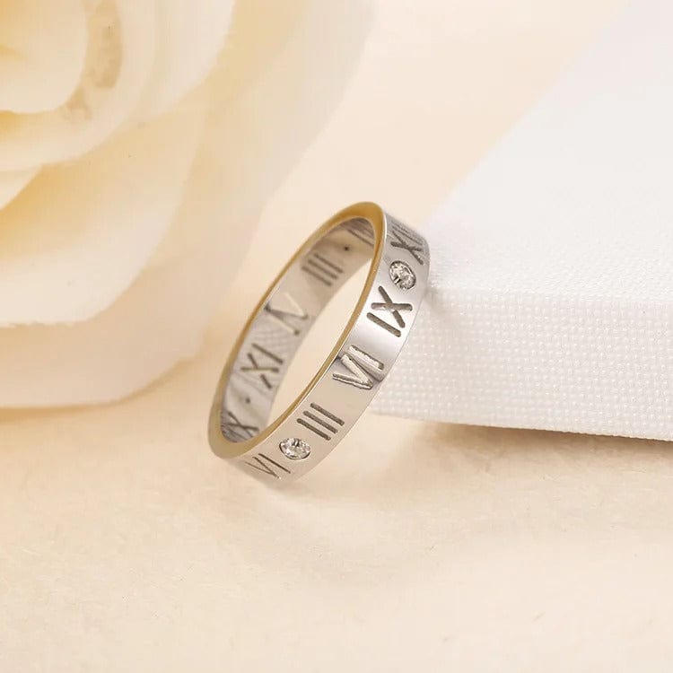 J'ador Paris Rings Roman Numeral Ring
