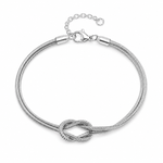 J'ador Paris bracelets Single - Silver Bond Bracelet