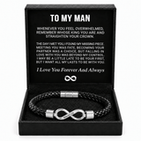 J'ador Paris bracelets Silver / 19cm Infinity Bond Bracelet