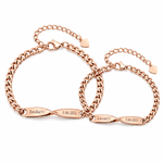 J'ador Paris bracelets Rose gold Linked Bracelets