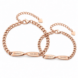 J'ador Paris bracelets Rose gold Linked Bracelets