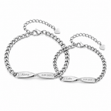 J'ador Paris bracelets Silver Linked Bracelets