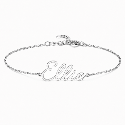 J'ador Paris bracelets Silver Signature Name Bracelet