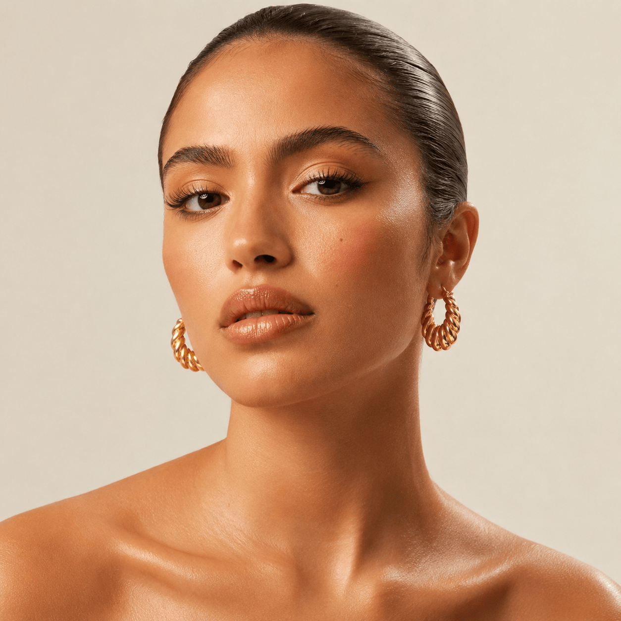 J'ador Paris Earrings Ellie Chunky Hoop Earrings