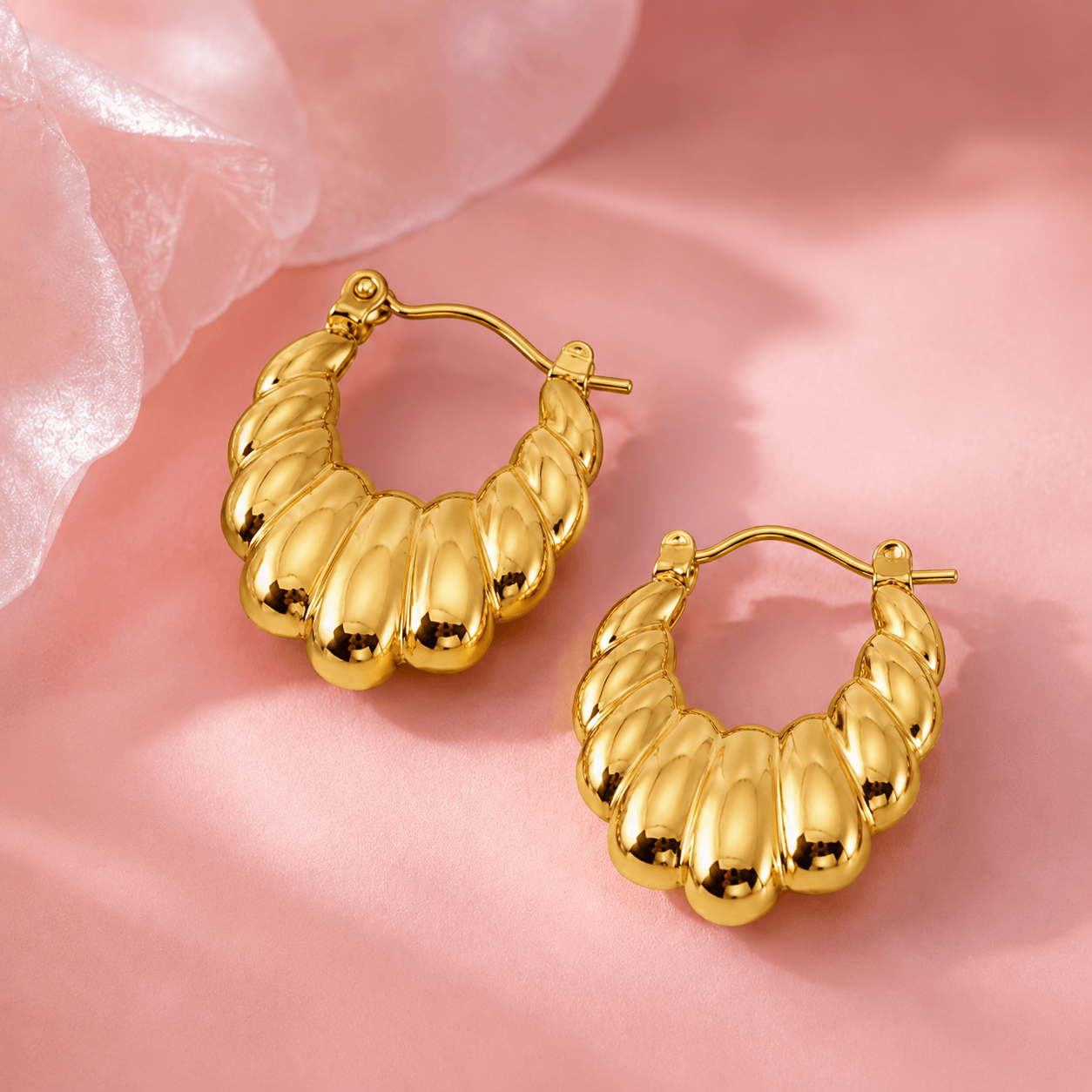 J'ador Paris Earrings Ellie Chunky Hoop Earrings