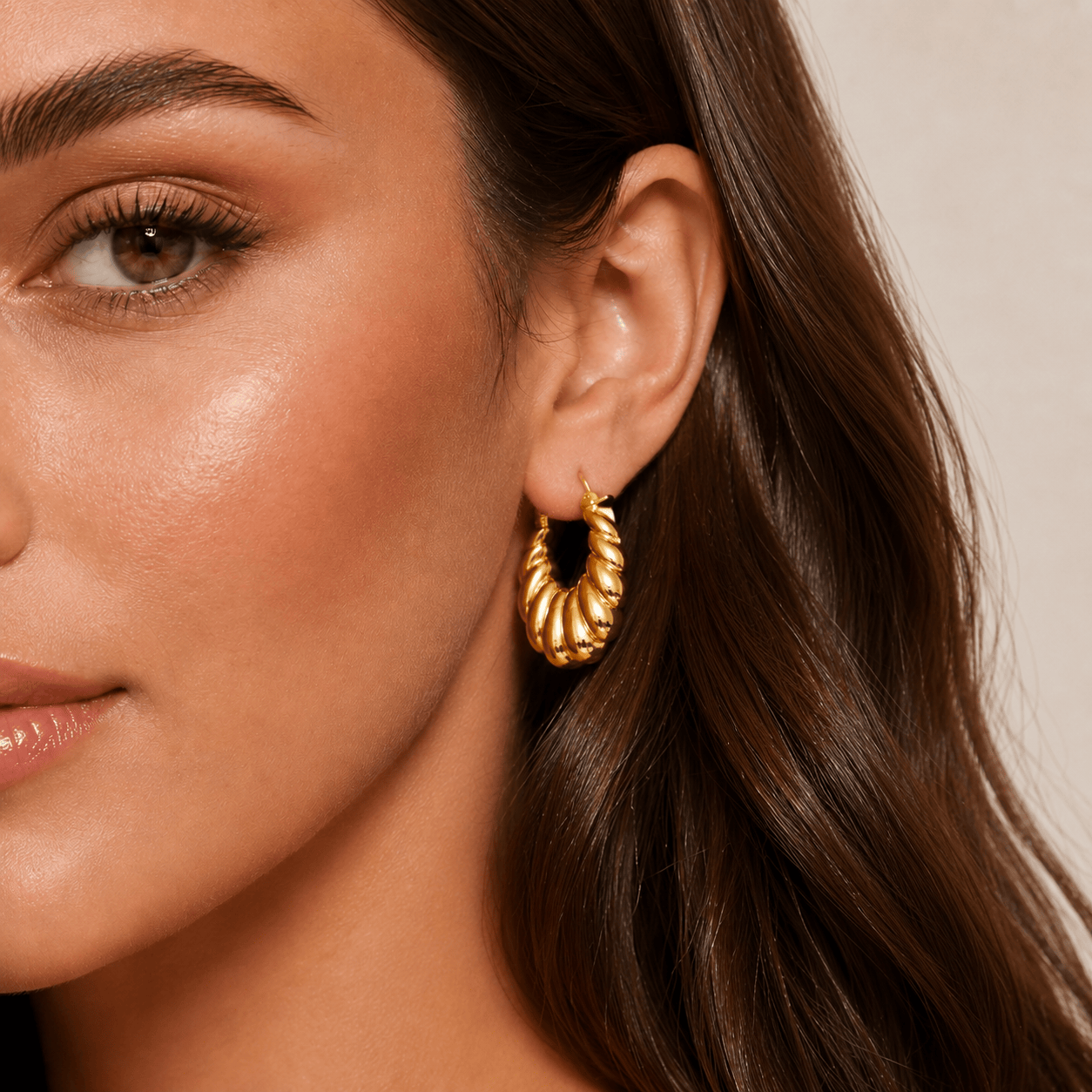 J'ador Paris Earrings Ellie Chunky Hoop Earrings