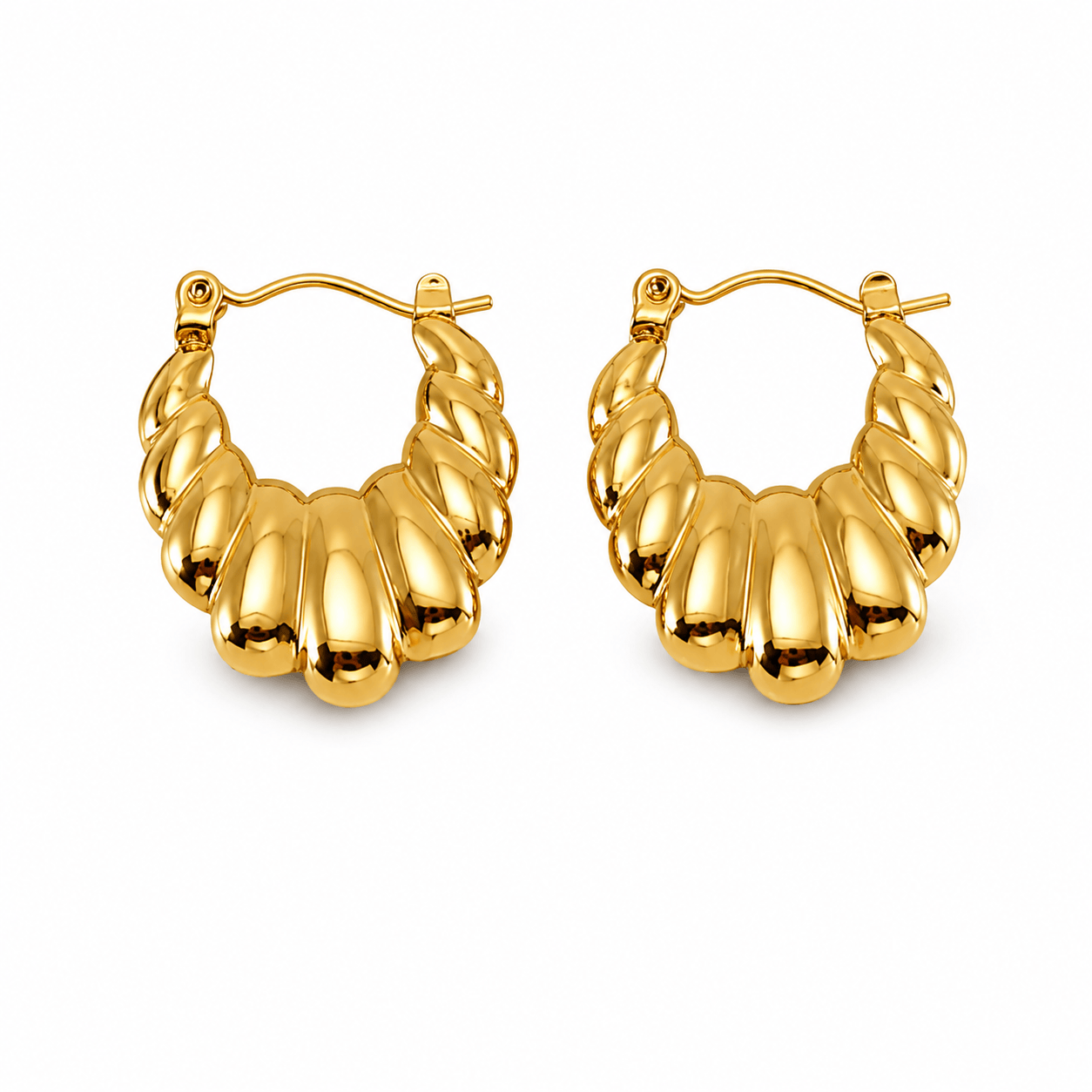 J'ador Paris Earrings Ellie Chunky Hoop Earrings