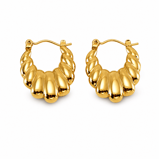 J'ador Paris Earrings Ellie Chunky Hoop Earrings