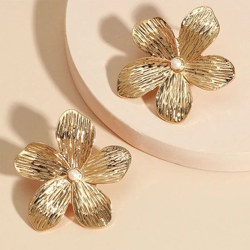 J'ador Paris Earrings Floral Pearl Earrings