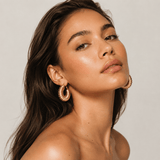 J'ador Paris Earrings Gabriella Chunky Hoop Earrings
