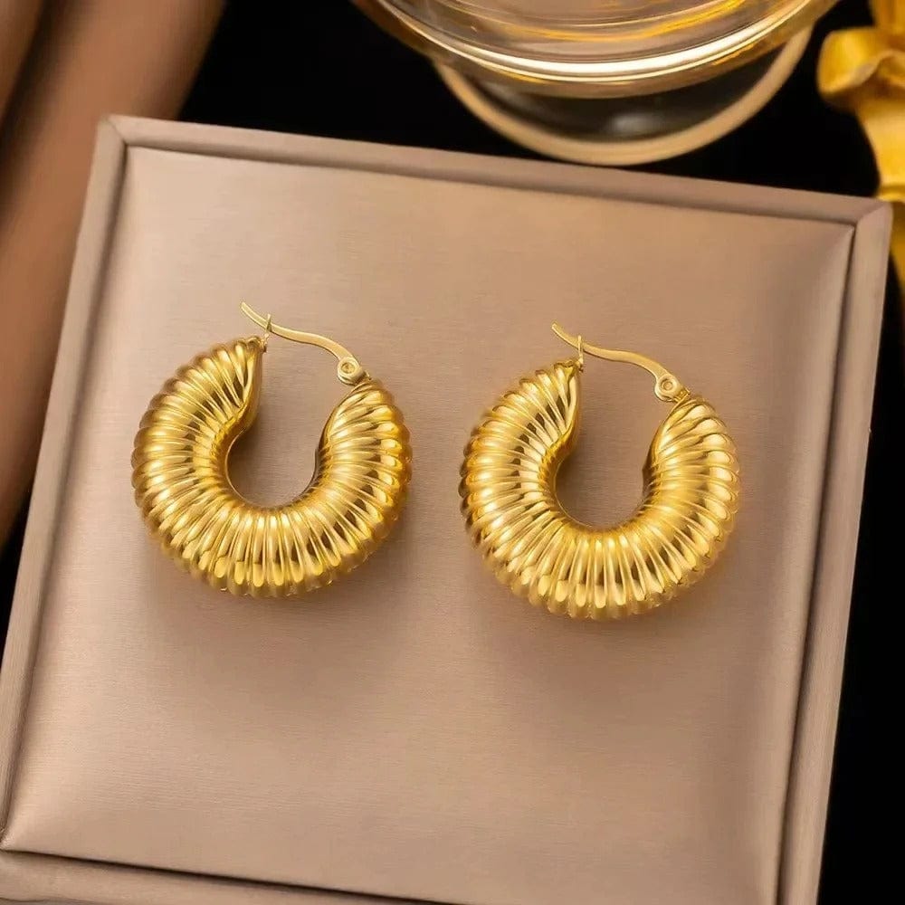 J'ador Paris Earrings Gabriella Chunky Hoop Earrings