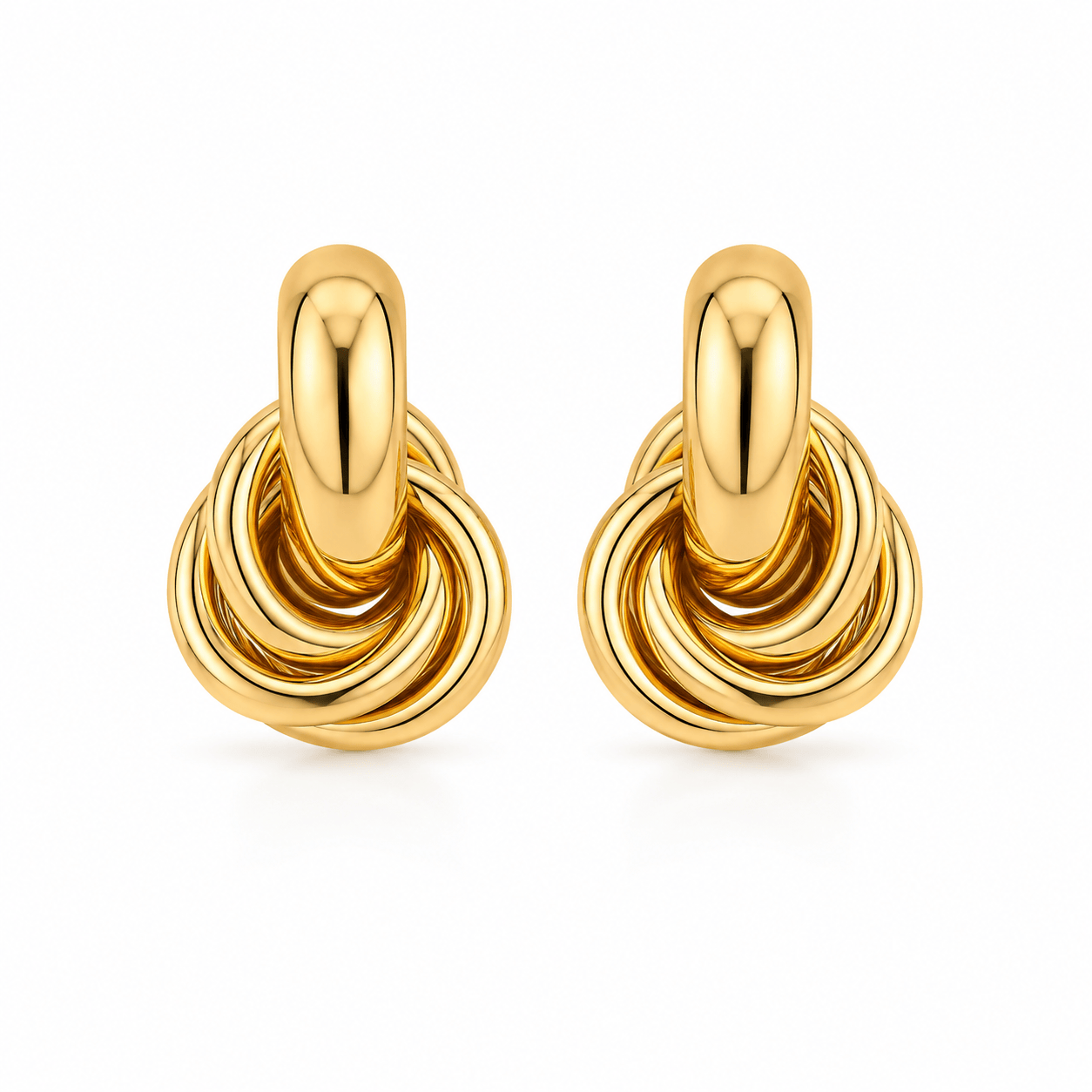 J'ador Paris Earrings Gold Knot Earrings