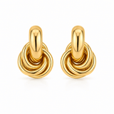 J'ador Paris Earrings Gold Knot Earrings