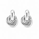 J'ador Paris Earrings Silver Knot Earrings