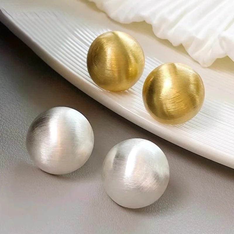J'ador Paris Earrings Round Stud Earrings