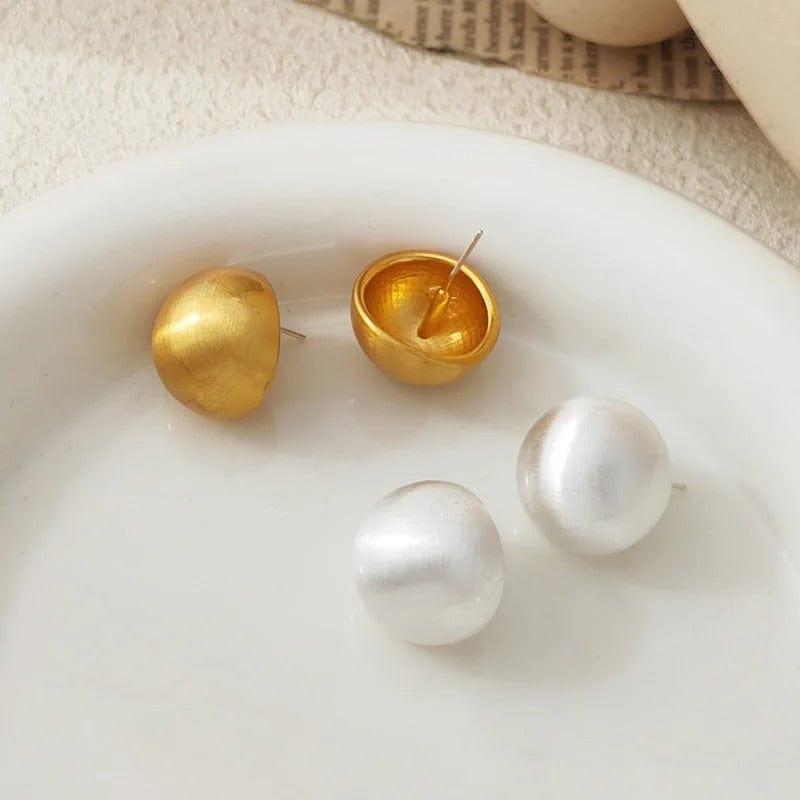 J'ador Paris Earrings Round Stud Earrings