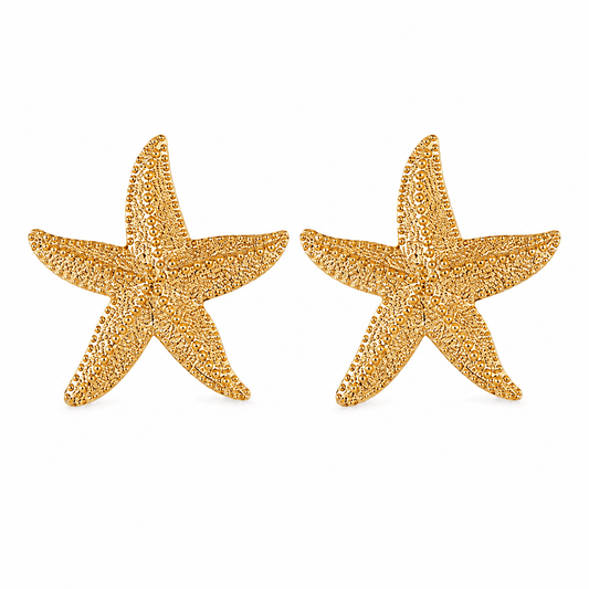 J'ador Paris Earrings Starfish Gold Earrings