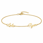 J'ador Paris Gold / Two Names Multiple Name Bracelet