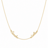 J'ador Paris Gold / Two Names Multiple Name Necklace