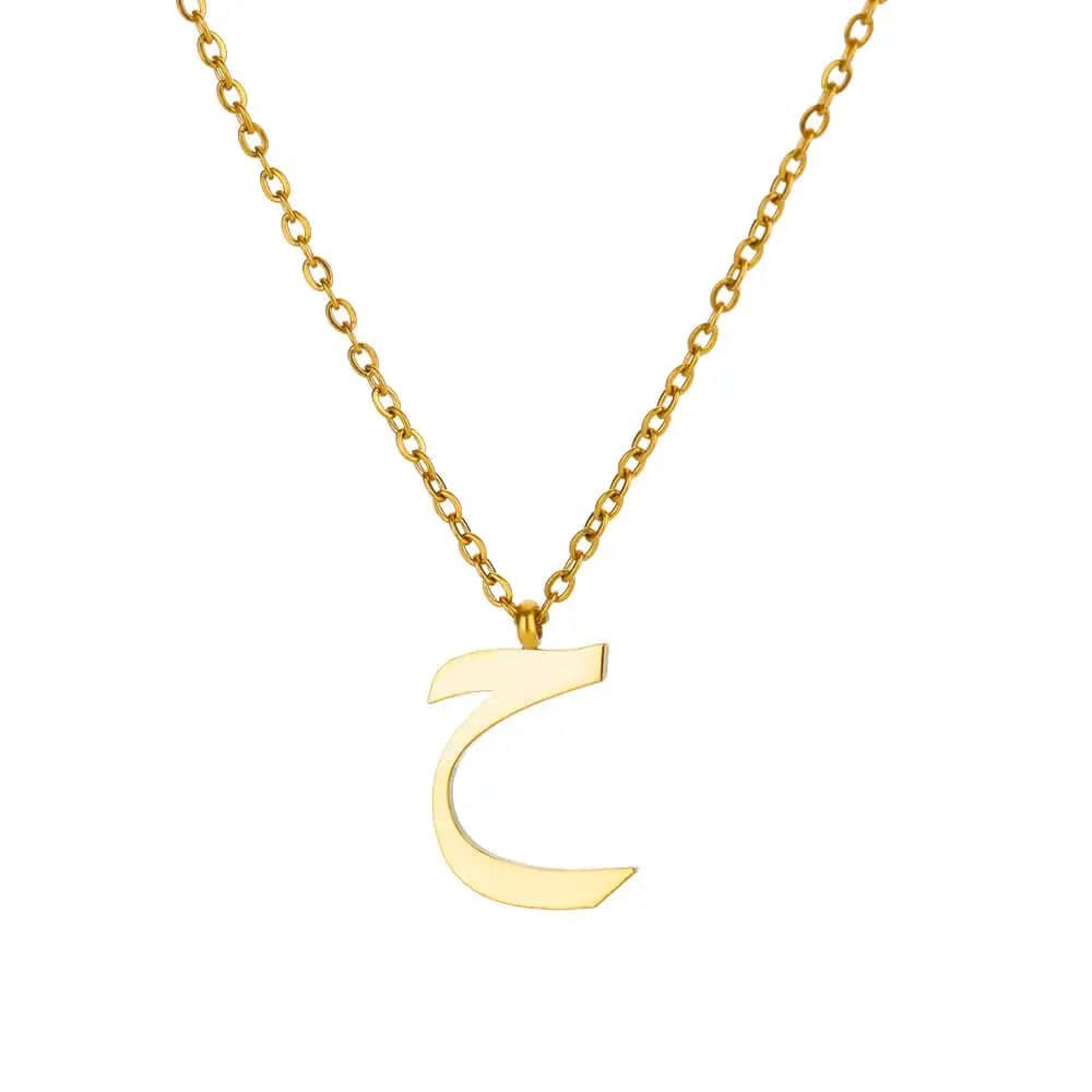 J'ador Paris Necklaces ح Arabic Initial Necklace