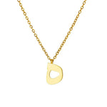 J'ador Paris Necklaces هـ Arabic Initial Necklace