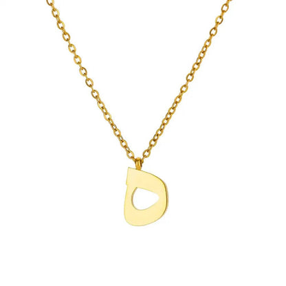 J'ador Paris Necklaces هـ Arabic Initial Necklace