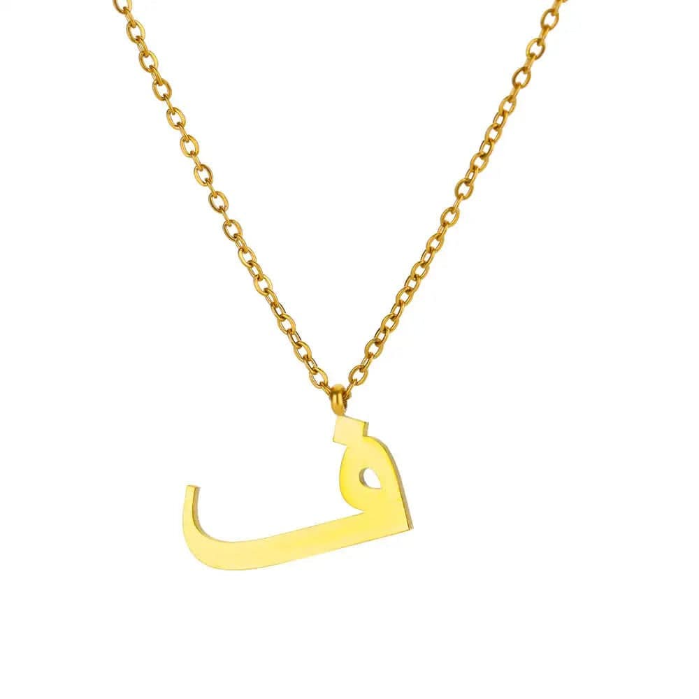 J'ador Paris Necklaces ف Arabic Initial Necklace