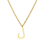 J'ador Paris Necklaces ل Arabic Initial Necklace