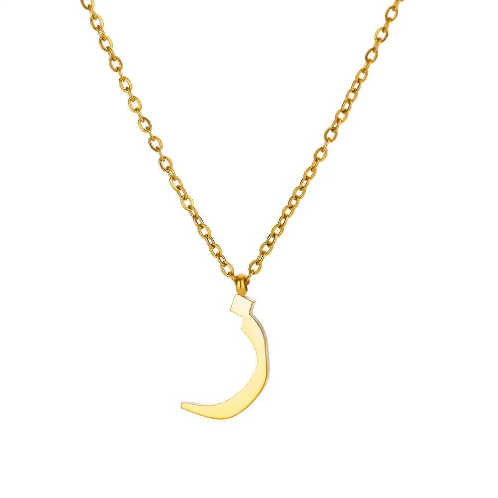 J'ador Paris Necklaces ز Arabic Initial Necklace