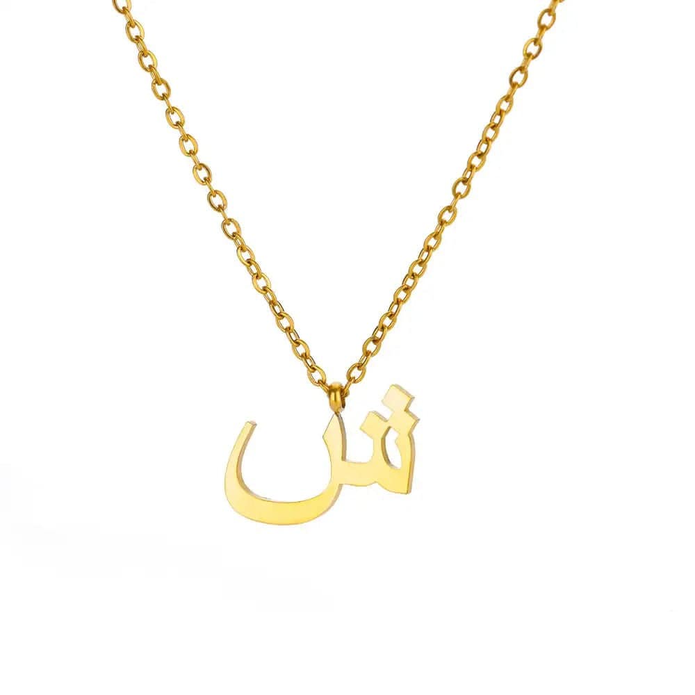 J'ador Paris Necklaces ش Arabic Initial Necklace