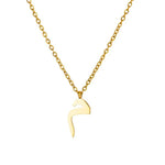 J'ador Paris Necklaces م Arabic Initial Necklace