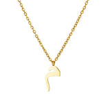 J'ador Paris Necklaces م Arabic Initial Necklace