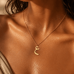 J'ador Paris Necklaces Arabic Initial Necklace