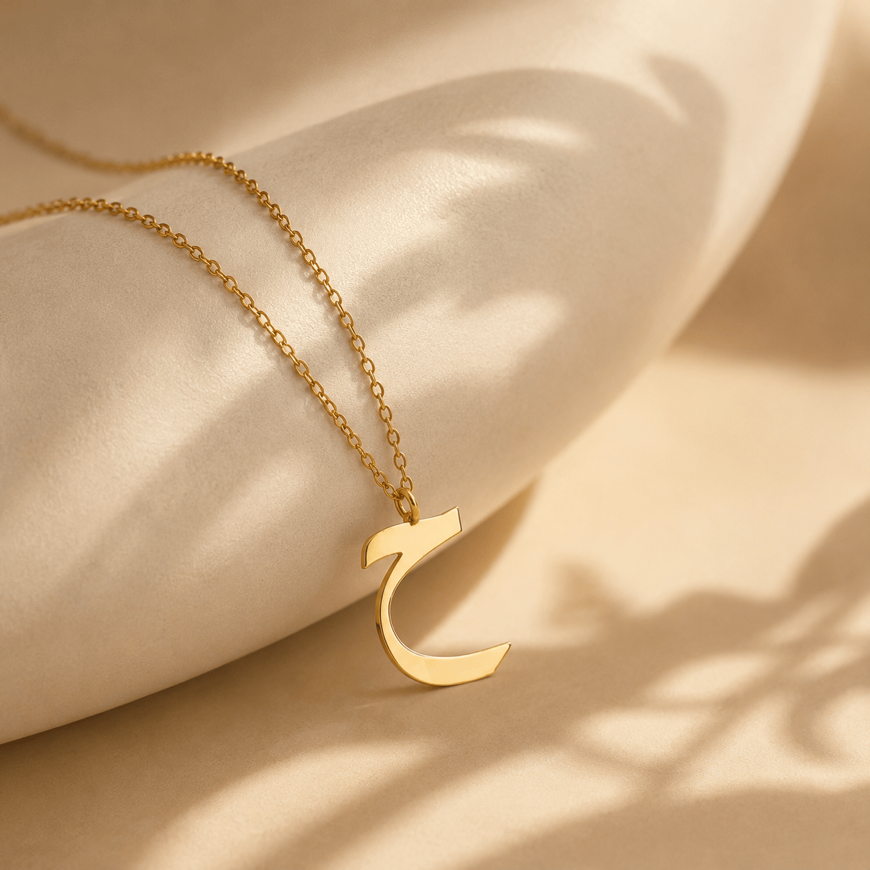 J'ador Paris Necklaces Arabic Initial Necklace