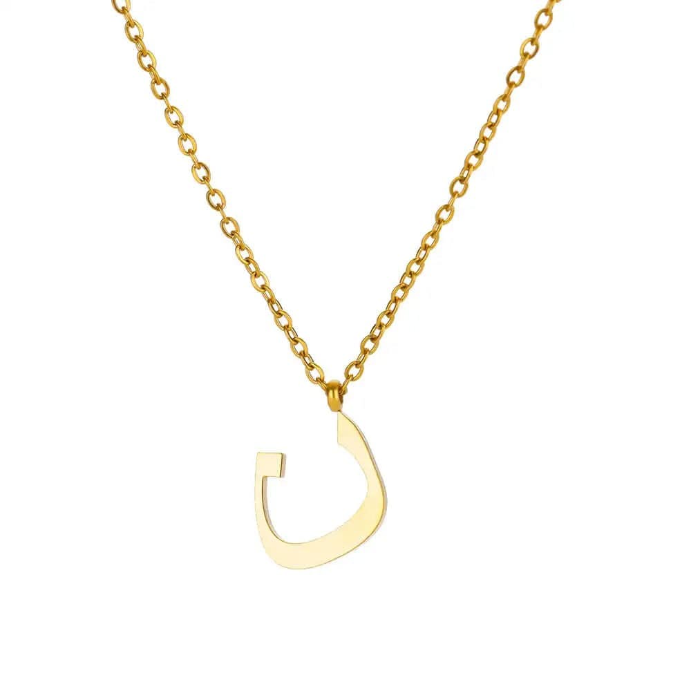 J'ador Paris Necklaces Arabic Initial Necklace