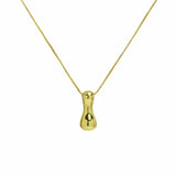J'ador Paris Necklaces Gold / I Bubble Initial Necklace