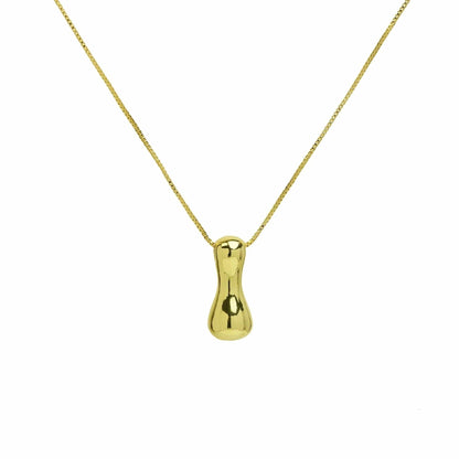 J'ador Paris Necklaces Gold / I Bubble Initial Necklace