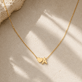 J'ador Paris Necklaces Heart Initial Necklace