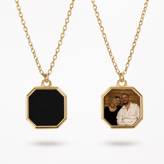 J'ador Paris Necklaces Gold Heat Reveal Photo Necklace