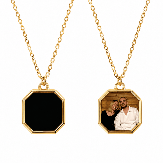 J'ador Paris Necklaces Gold Heat Reveal Photo Necklace