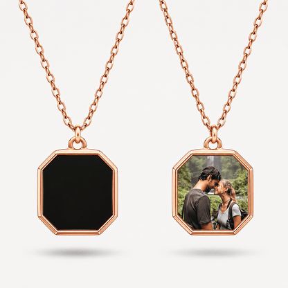 J'ador Paris Necklaces Rose gold Heat Reveal Photo Necklace