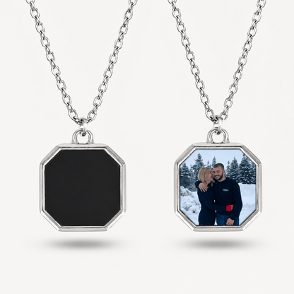 J'ador Paris Necklaces Silver Heat Reveal Photo Necklace